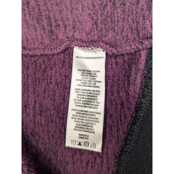 Calvin Klein Performance Maroon Quick Dry Full Zip Fleece Jacket Size M - Picture 9 of 9